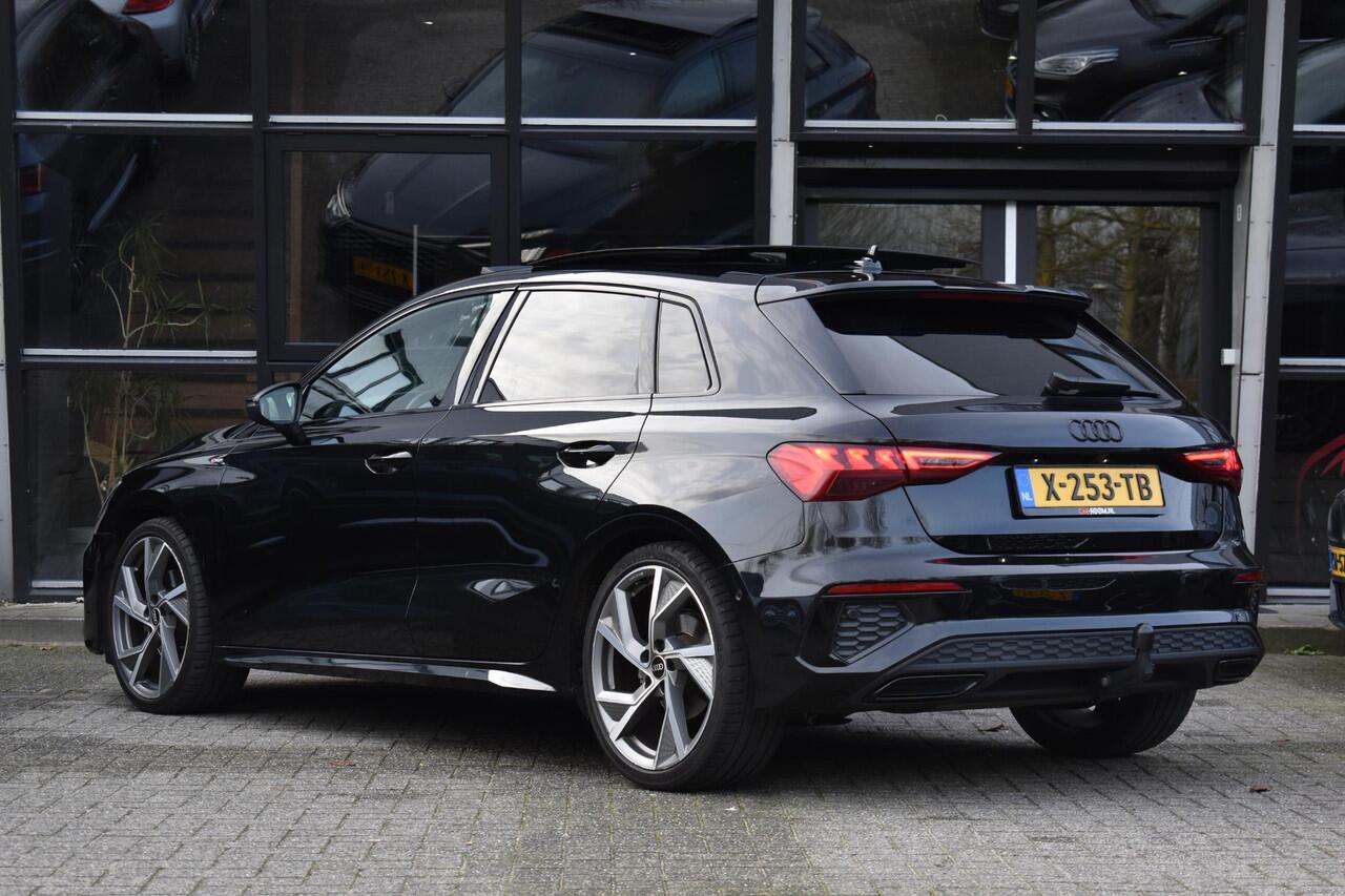 Audi A3 SPORTBACK 35 TFSI S Line Pano Kuip Lane B&O Trekhaak Leder