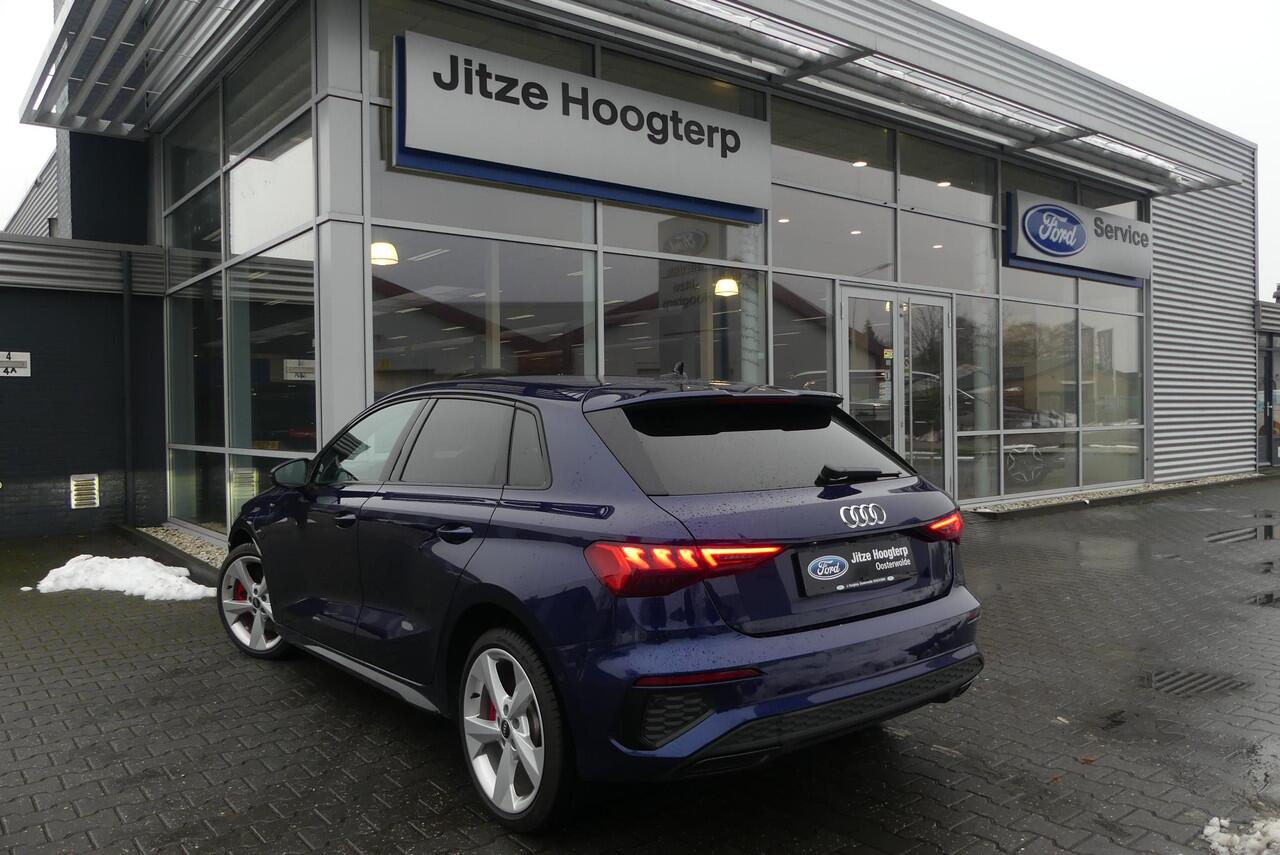 Audi A3 SPORTBACK 45 TFSI e S edition Competition HALF LEDER, STOELVERWARMING, ADAPT. CRUISE, CLIMA, CAMERA, PDC V&A, NAVI, 47.526KM