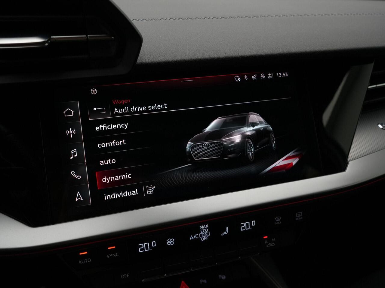 Audi A3 SPORTBACK 40 TFSI e 204 pk S-tronic S Edition / S-Line | Bang & Olufsen | Leder/alcantara | Achteruitrijcamera | Navigatie