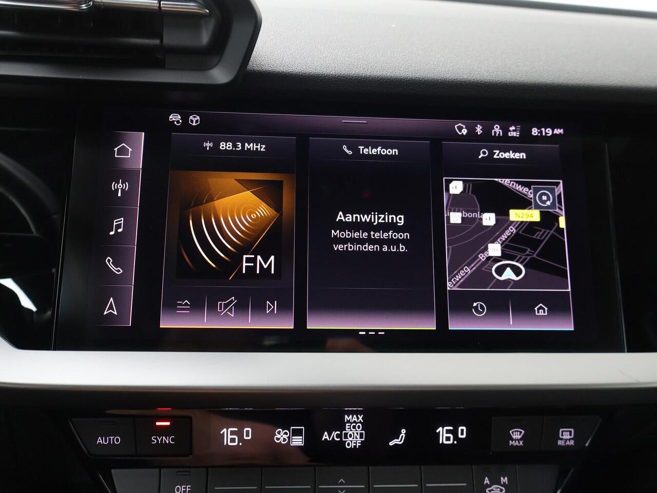 Audi A3 SPORTBACK 35 TFSI Business edition | 150 PK | Automaat | Multifunctioneel stuurwiel | Adaptive Cruisecontrol | Parkeersensoren |