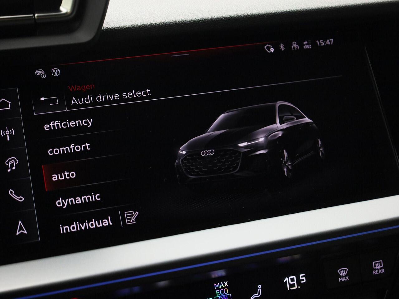 Audi A3 SPORTBACK 40 TFSIe 150kW/204PK Advanced edition · Navigatie · Adaptive Cruise Control · Camera + Parkeersensoren · Elektrische stoelverstelling · Garantie t/ 06-04-2030 of 100.000km