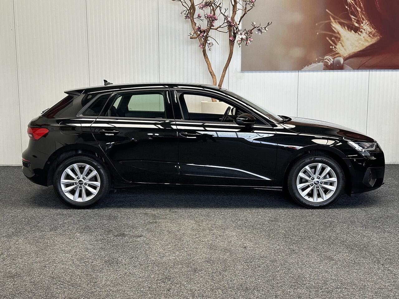 Audi A3 SPORTBACK 30 TFSI PRO LINE MILD HYBRIDE NAVIGATIE CRUISE CONTROL CLIMATE CONTROL BLUETOOTH TELEFOON APPLE CARPLAY/ANDROID RIJSTROOKSENSOREN KEYLESS GO PDC ZEER MOOI 3010