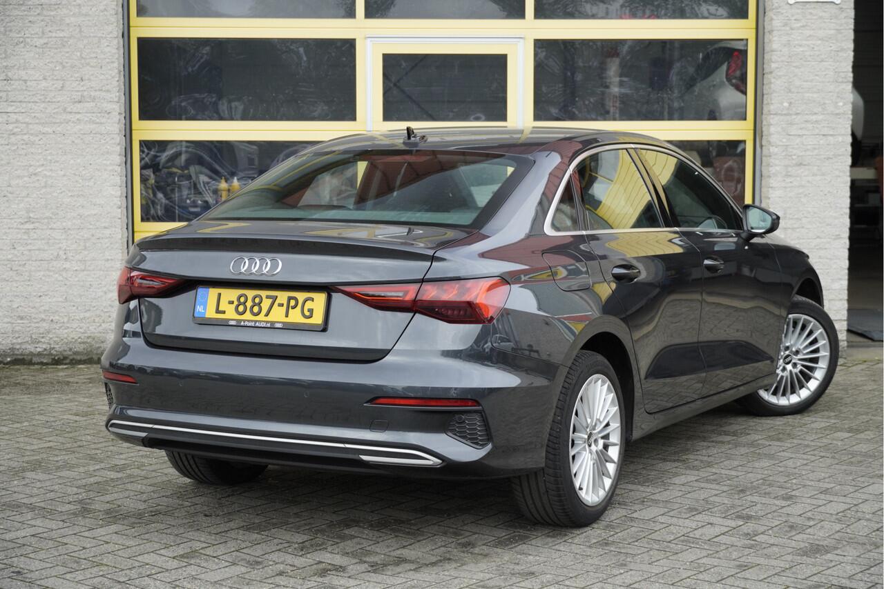 Audi A3 Limousine 30 TFSI Automaat! Business Edition BJ2021 Lmv 17" | Led V+A | Pdc | Navi | Dynamische knipperlichten | App-Connect | Virtual cockpit | Climate control | Cruise control | Sportstoelen | Getint glas