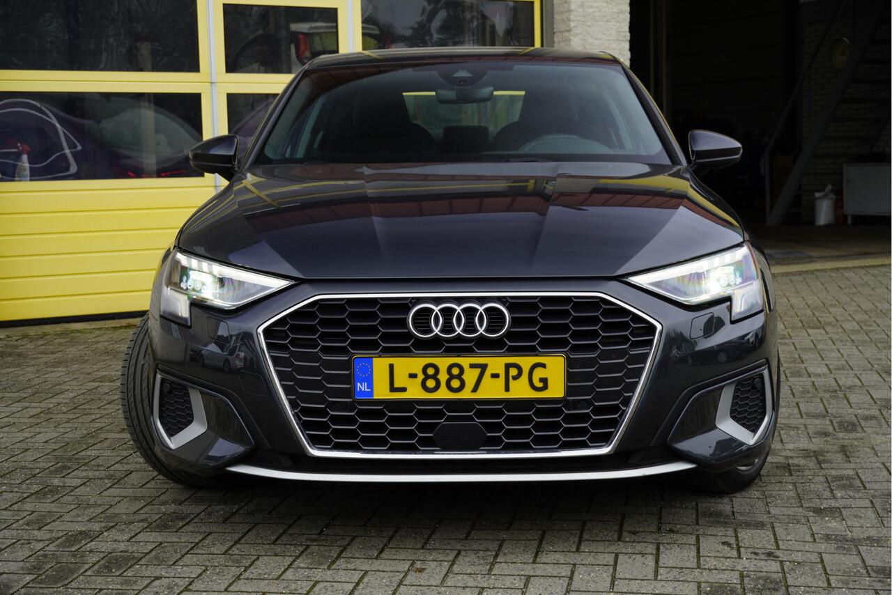 Audi A3 Limousine 30 TFSI Automaat! Business Edition BJ2021 Lmv 17" | Led V+A | Pdc | Navi | Dynamische knipperlichten | App-Connect | Virtual cockpit | Climate control | Cruise control | Sportstoelen | Getint glas