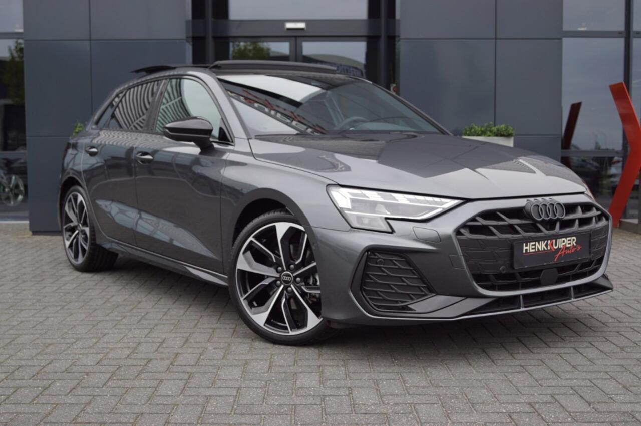 Audi A3 Sportback 35 TFSI S-Tronic S-Line facelift/ Leer ruitmotief/ Panodak/ 19Inch LM/Camera