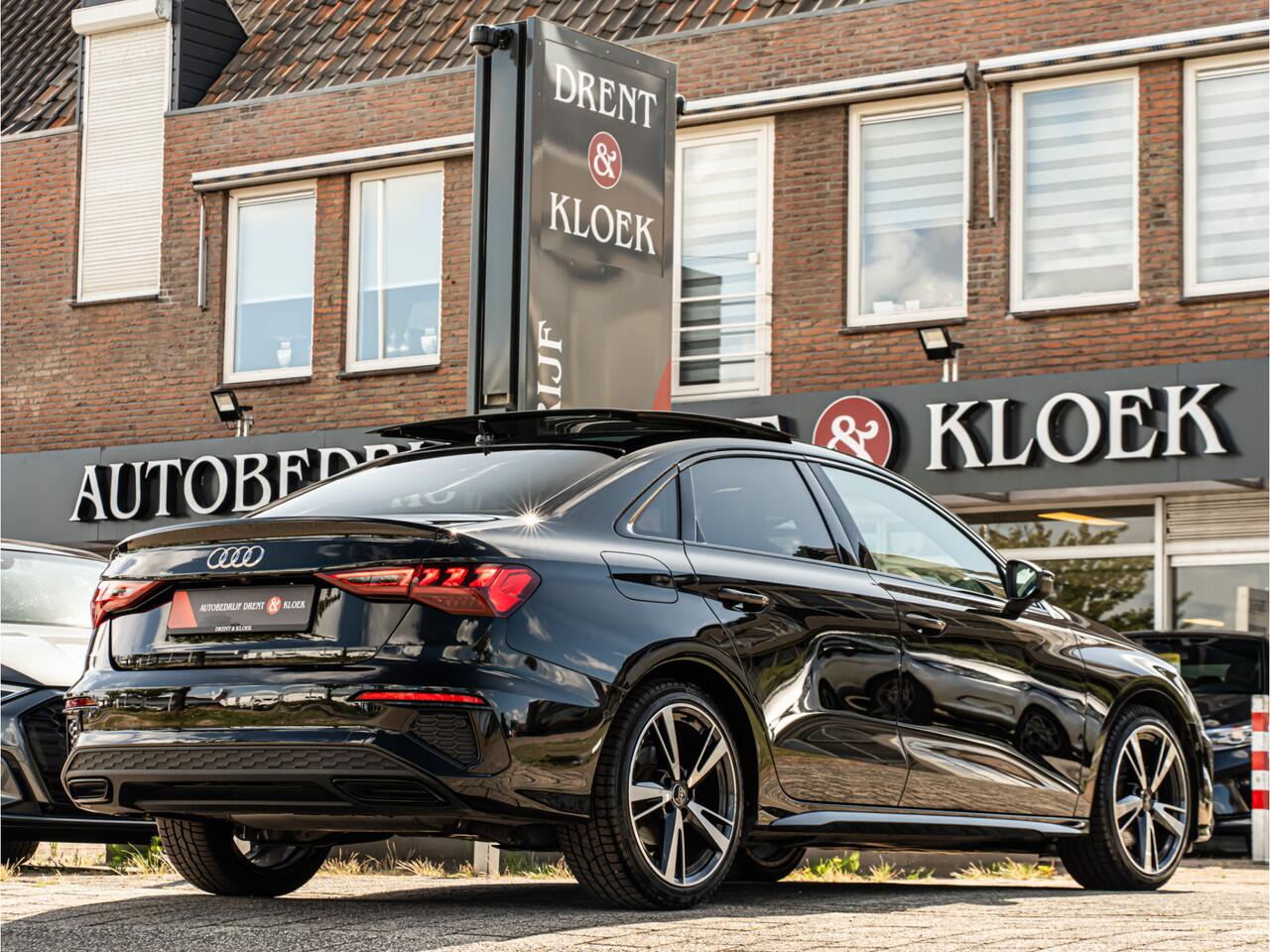 Audi A3 Limousine 35 TFSI edition S-Line PANO CAMERA BLACK OPTIC LEDER VIRTUAL DASH BOMVOL!!