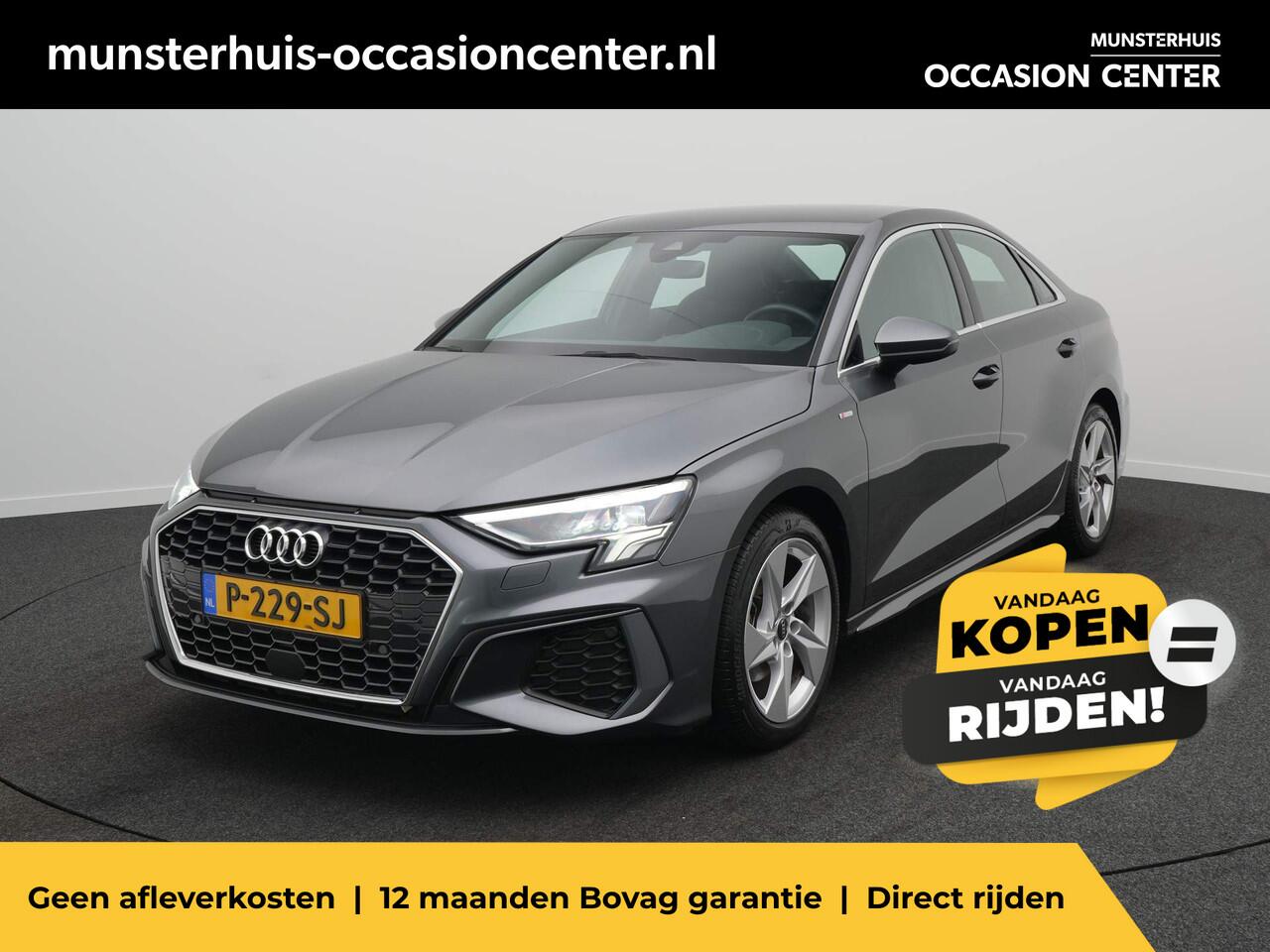 Audi A3 Limousine 30 TFSI S Edition - Occasion Lease Vanaf ¤674 p/m - RIJKLAARPRIJS - Automaat - 2x S-Line - Navigatie