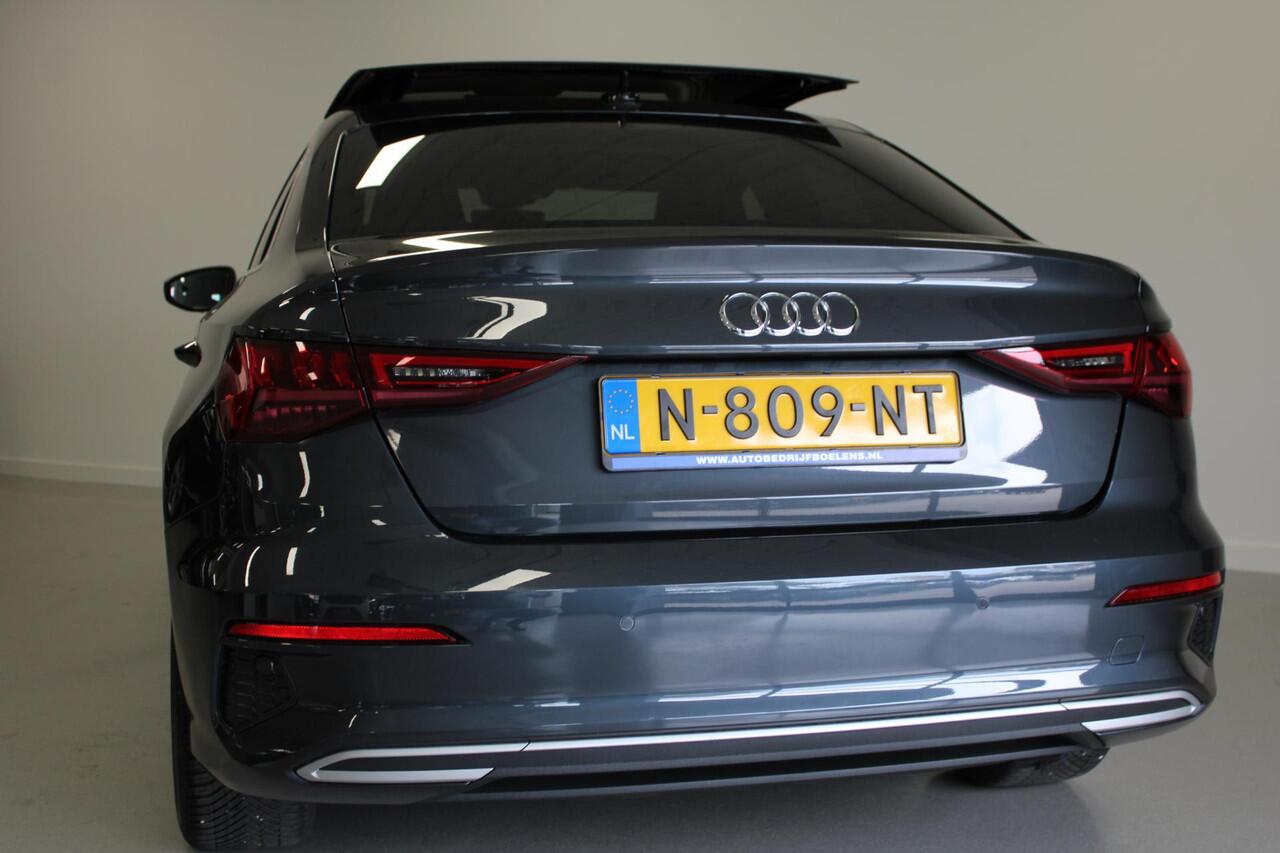 Audi A3 Limousine 30 TFSI Business edition | PANO-DAK | 17'LMV | SPORT-INT | DAB | CRUISE | CARPLAY | NAVI | GETINT-GLAS |