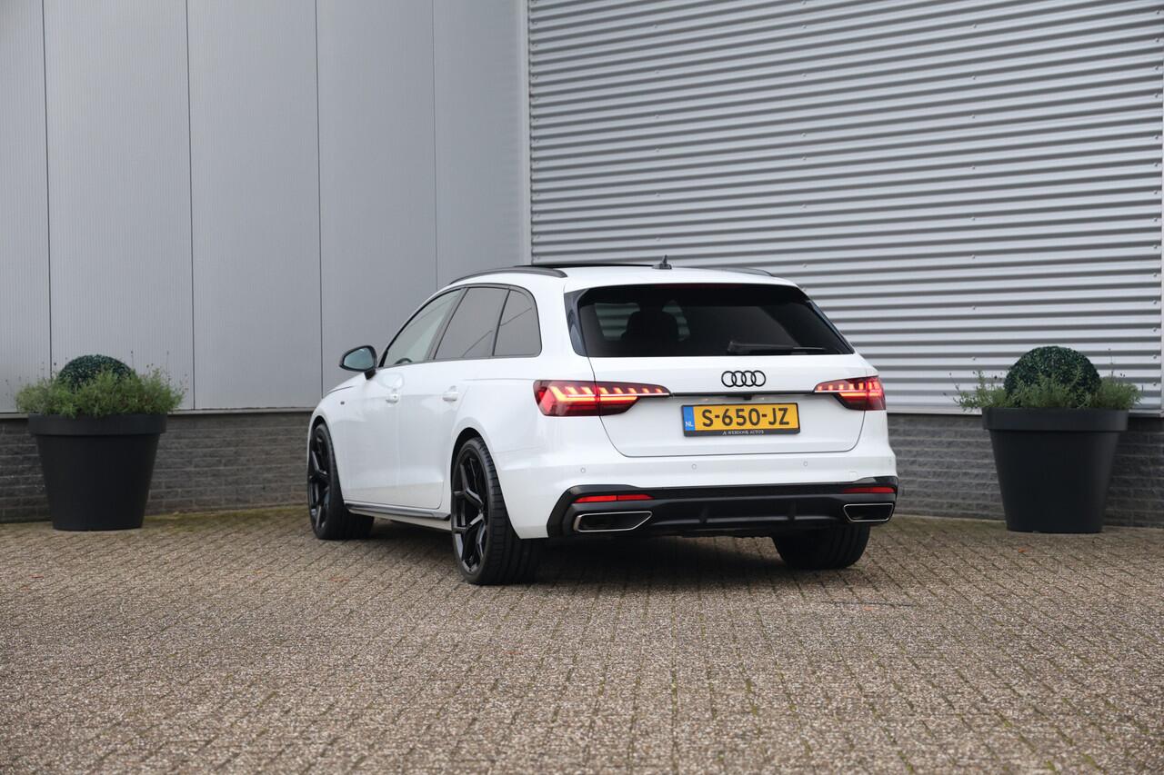 Audi A4 Avant 40 TFSI 3x S-Line 204pk Pano|Trekh|Massage|Matrix|Cam|Elek stoelv|Dealerondh