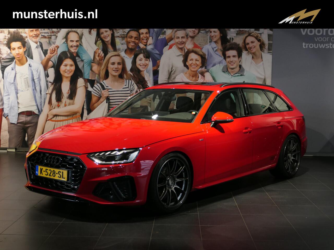 Audi A4 Avant 35 TFSI S edition - Occasion Lease vanaf ¤664 p/m - *Rood metalliclak* - Panoramadak - BANG & OLUFSEN audio