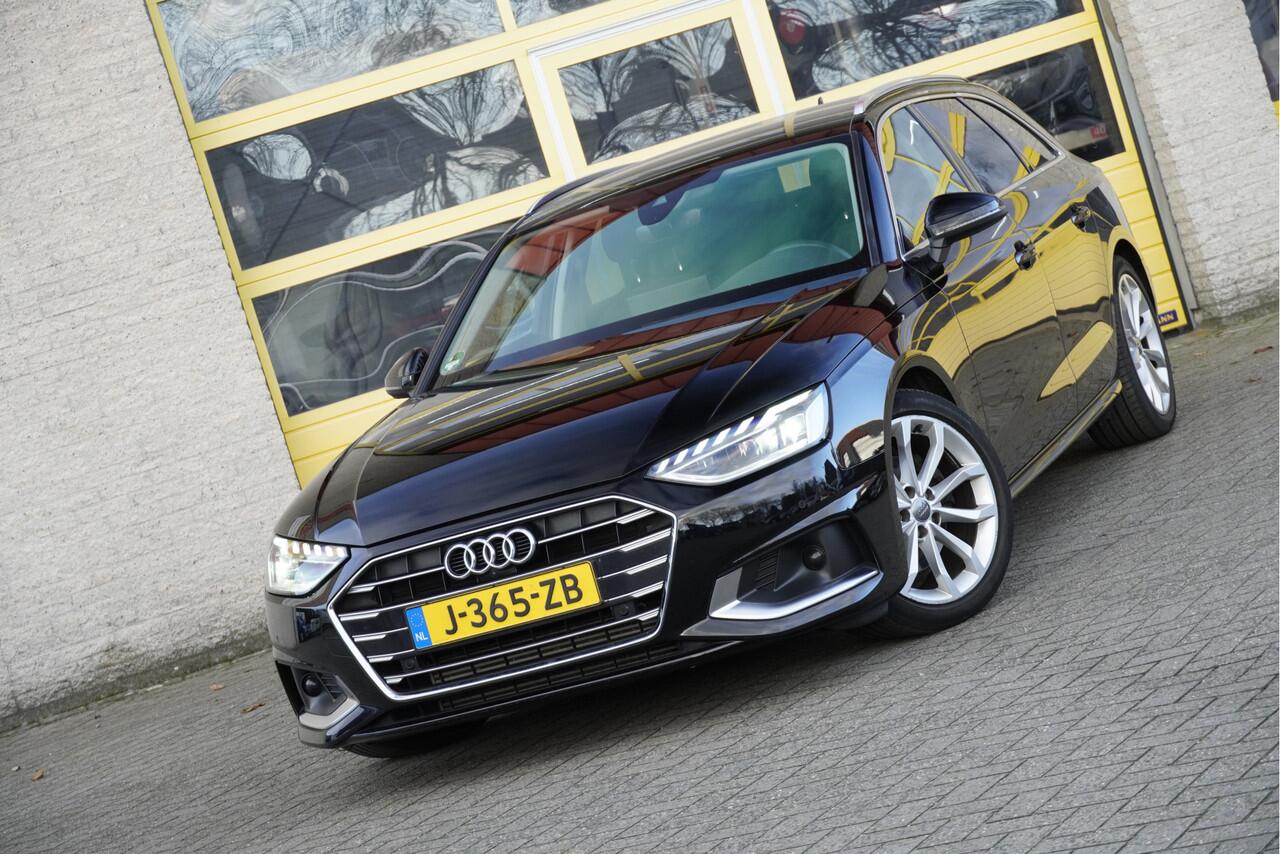 Audi A4 Avant 35 TFSI 150PK! Automaat Business Edition BJ2020 Lmv 18" | Led V+A | Pdc | Navi | Sideskirts | Elek. achterklep | 360° Camera | App-Connect | Dashboard verlichting | Virtual cockpit | Climate control | Cruise control | Verwarmde voorstoelen