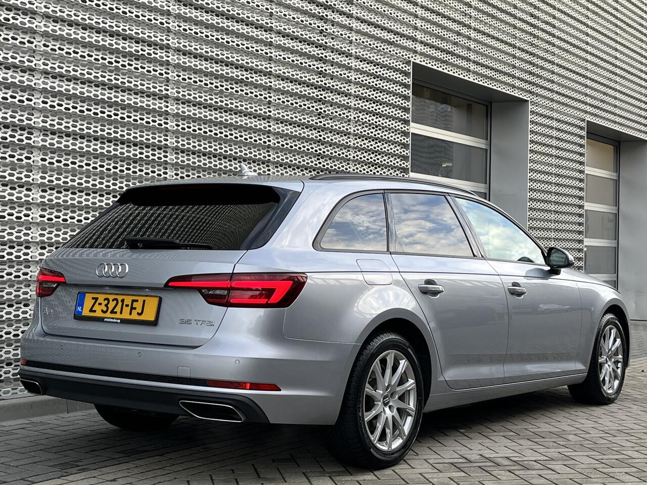 Audi A4 Avant 35 TFSI Design Pro Line Plus / Digitaal dashboard / Navigatie / Parkeersensoren V+A / Alcantara-leer / Zwenkbare trekhaak /