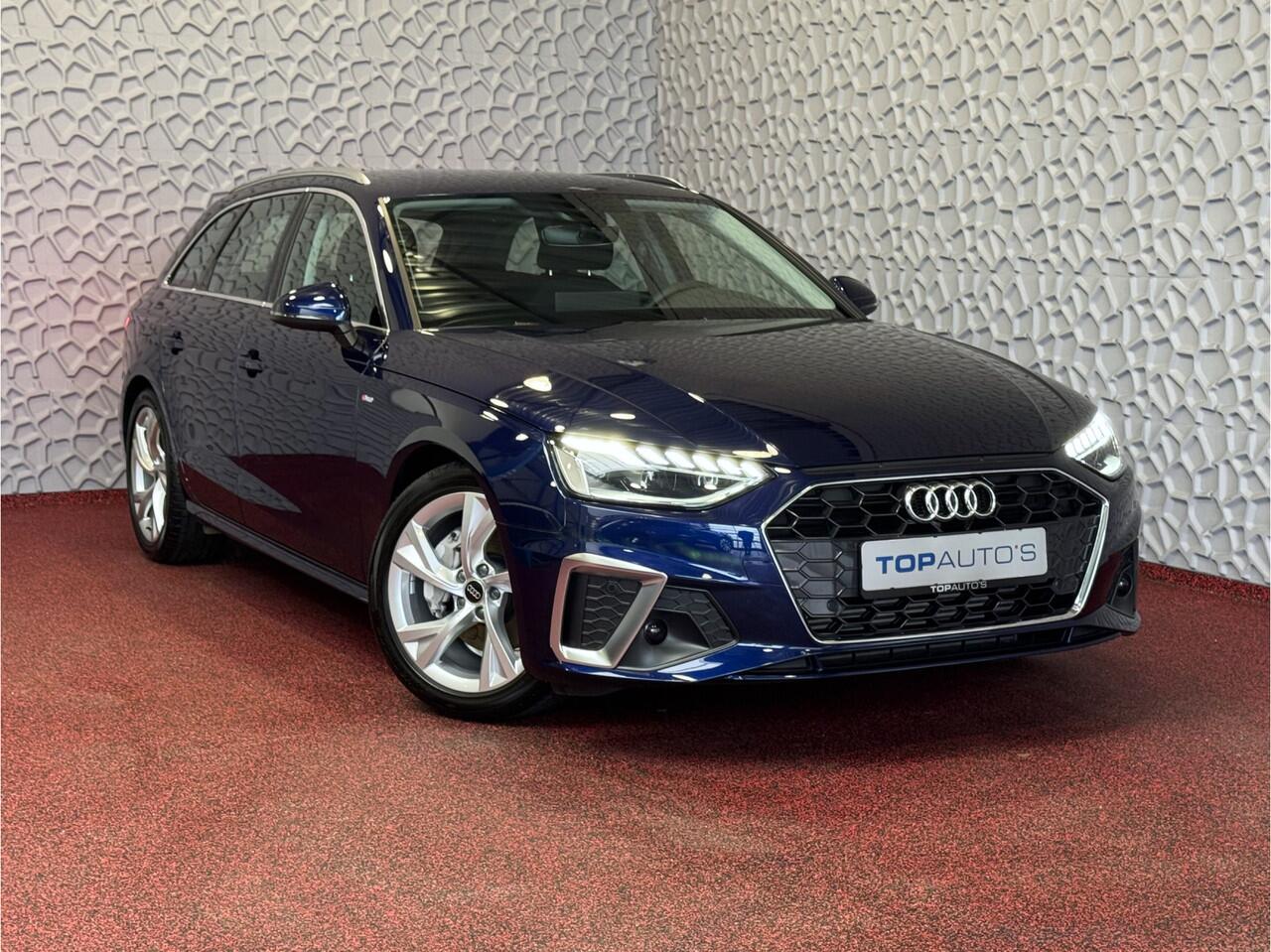 Audi A4 Avant 2.0 TFSI 204 PK S-LINE LED NAVI VIR.COCKPIT ADAP.CRUIS ELEK.KLEP 08/2024 ?Top Auto's Wijchen? 170 Nieuwe en bijna nieuwe Auto's met : Benzine / PHEV / Plug in hybrid / Hybrid / Mild hybrid / HEV /