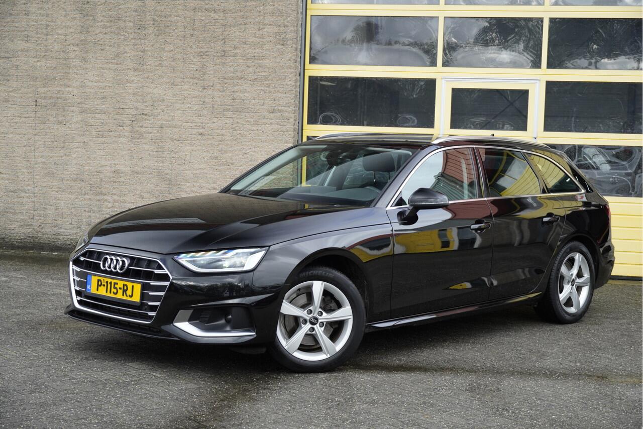 Audi A4 Avant 35 TFSI 150PK! Automaat Advanced Edition BJ2022 Lmv 17" | Led | Pdc | Navi | Dynamische knipperlichten | Sideskirts | Elek. trekhaak | Elek. achterklep | App-Connect | Virtual cockpit | Climate control | Sportstoelen | Sport stuurwiel | Getint glas.