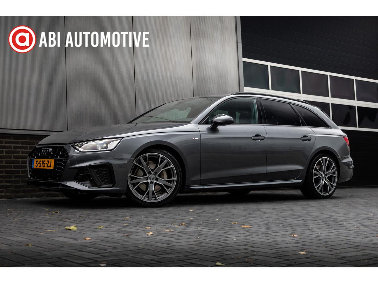 Audi A4 Avant 40 TFSI 204 pk S-Edition / Pano-Dak/ Adap.Cruise/ Sport-Stoelen/ Stoel.Verw/ Matrix-Led/ Virtual/ Black-Optiek/ Trekhaak/ 19'' LMV