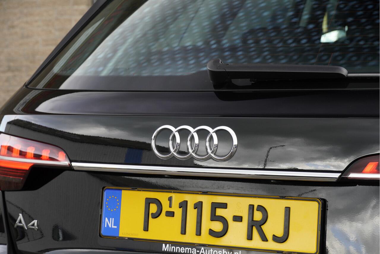 Audi A4 Avant 35 TFSI 150PK! Automaat Advanced Edition BJ2022 Lmv 17" | Led | Pdc | Navi | Dynamische knipperlichten | Sideskirts | Elek. trekhaak | Elek. achterklep | App-Connect | Virtual cockpit | Climate control | Sportstoelen | Sport stuurwiel | Getint glas.