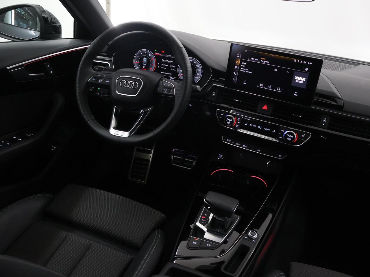 Audi A4 Limousine 35 TFSI S-Line Competition | Parkeercamera | Cruise Control Adaptief | Stoelverwarming | Navigatie | 18"| Dynamische LED verlichting |