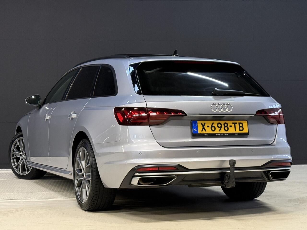 Audi A4 Avant 35 TFSI | Panoramadak | Elektr. trekhaak | Adaptive cruise | Verwarmde sportstoelen | Carplay | Full LED | Dealer onderhouden