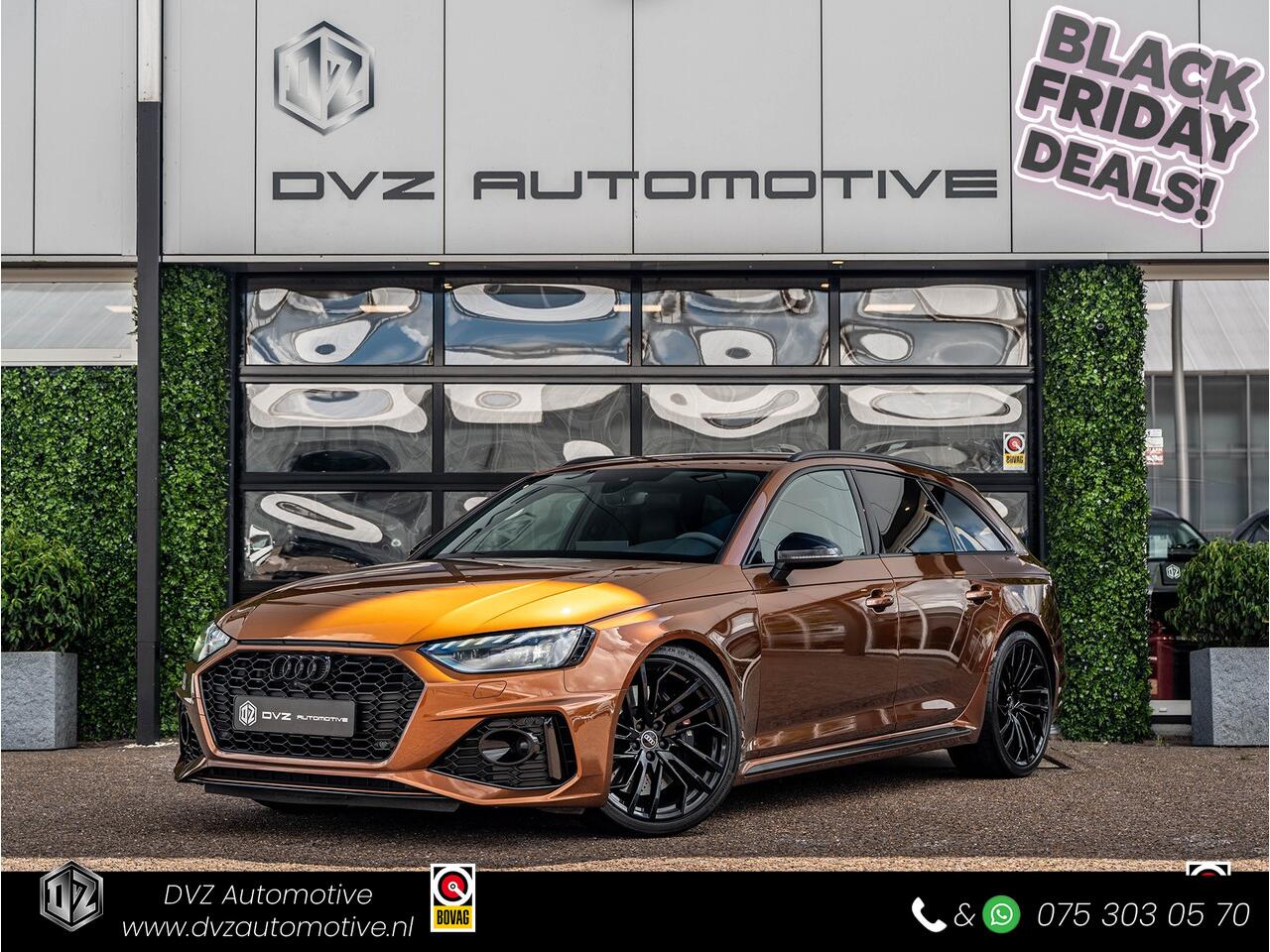 Audi A4 Avant RS4 2.9 TFSI 450PK Quattro | RS Dynamic | B&O Sound | Sport Uitlaat | Black Optik | BTW