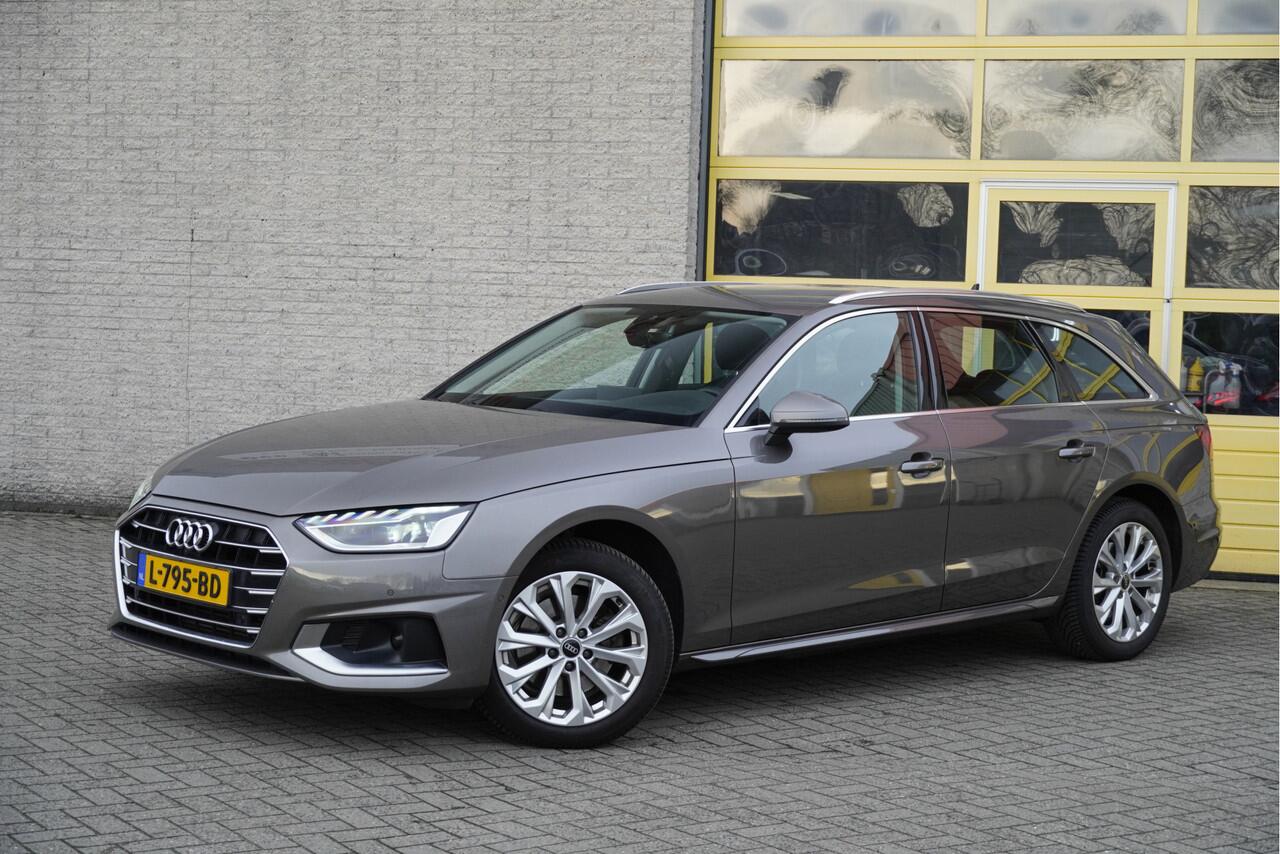 Audi A4 Avant 35 TFSI 150PK! Automaat Business Edition BJ2021 Lmv 17" | Led V+A | Pdc | Navi | Dynamische knipperlichten | Sideskirts | Elek. achterklep | 360° Camera | App-Connect | Dashboard verlichting | Virtual cockpit | Climate control | Cruise control