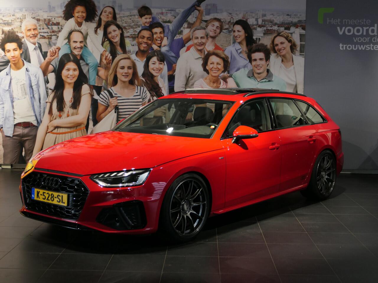 Audi A4 Avant 35 TFSI S edition - Occasion Lease vanaf ¤664 p/m - *Rood metalliclak* - Panoramadak - BANG & OLUFSEN audio