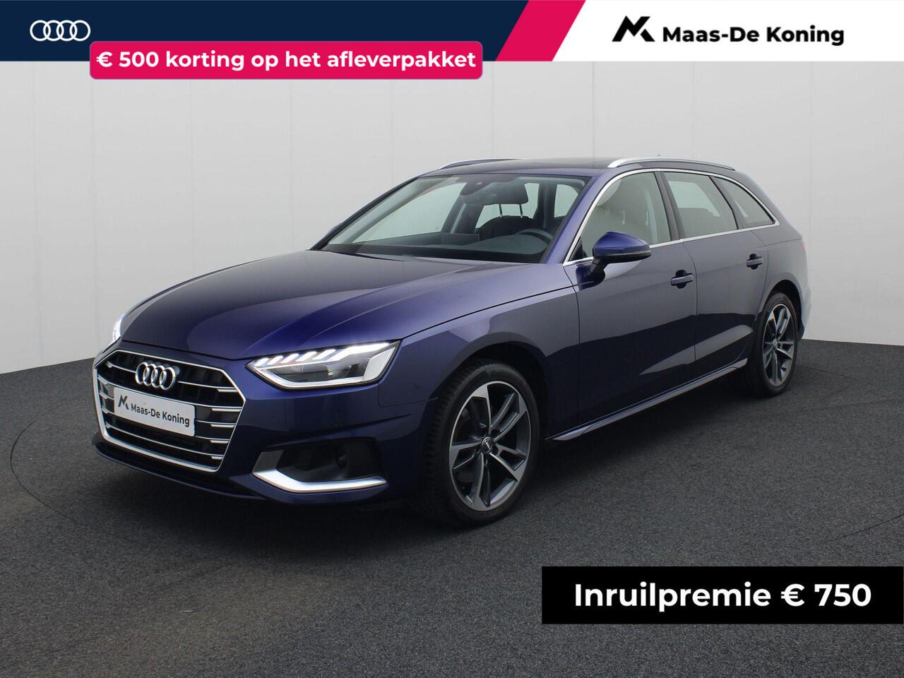 Audi A4 Avant 35 TFSI/150PK Business Edition · Panoramadak · Apple/Android Car Play · Leder · Stoelverwarming · Camera + Parkeersensoren