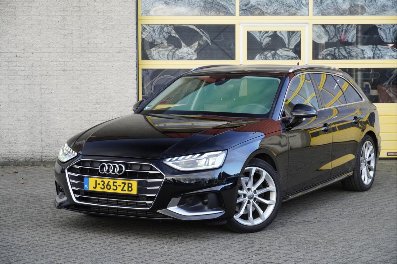 Audi A4 Avant 35 TFSI 150PK! Automaat Business Edition BJ2020 Lmv 18" | Led V+A | Pdc | Navi | Sideskirts | Elek. achterklep | 360° Camera | App-Connect | Dashboard verlichting | Virtual cockpit | Climate control | Cruise control | Verwarmde voorstoelen
