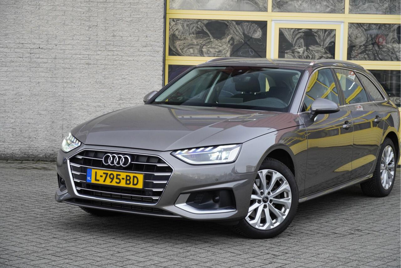 Audi A4 Avant 35 TFSI 150PK! Automaat Business Edition BJ2021 Lmv 17" | Led V+A | Pdc | Navi | Dynamische knipperlichten | Sideskirts | Elek. achterklep | 360° Camera | App-Connect | Dashboard verlichting | Virtual cockpit | Climate control | Cruise control