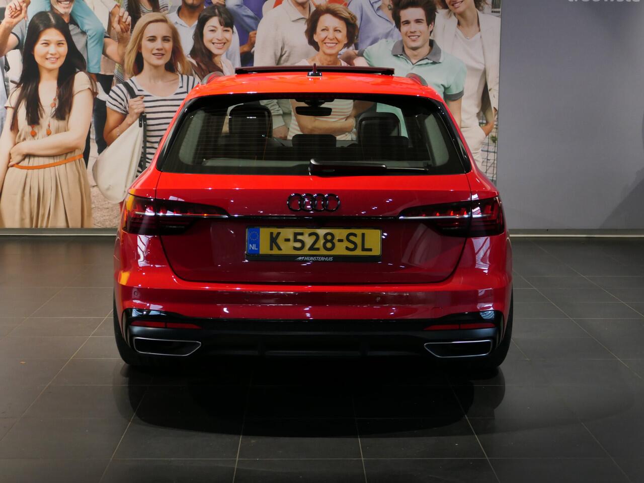Audi A4 Avant 35 TFSI S edition - Occasion Lease vanaf ¤664 p/m - *Rood metalliclak* - Panoramadak - BANG & OLUFSEN audio