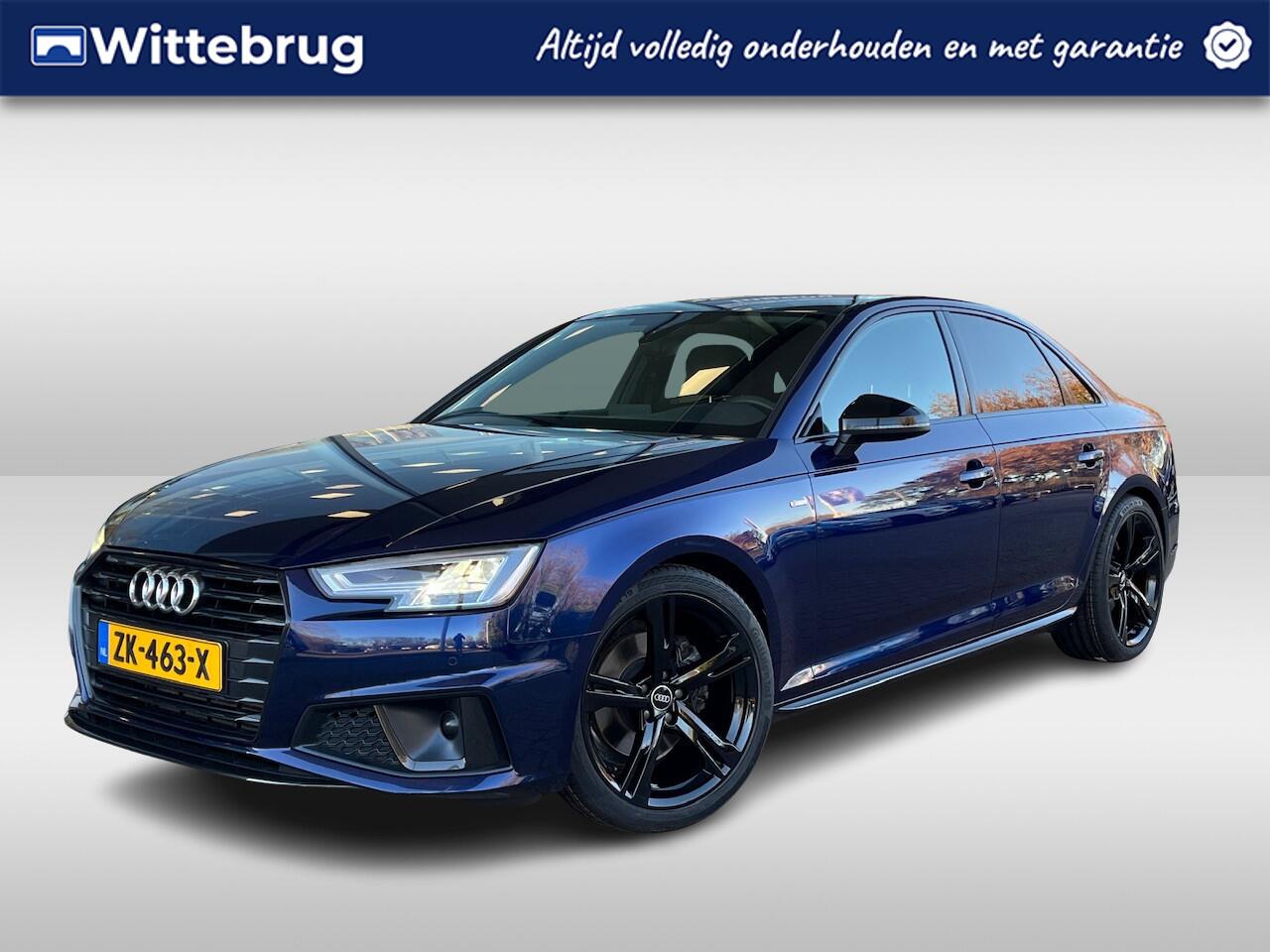 Audi A4 Limousine 40 TFSI Sport S line black edition / Parkeer sensoren / 19'' LMV / Getint glas / Navigatie / Lederen bekleding