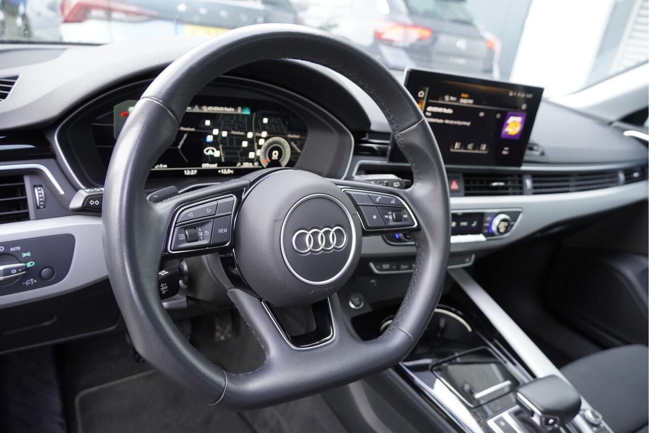 Audi A4 Avant 35 TFSI 150PK! Automaat Advanced Edition BJ2022 Lmv 17" | Led | Pdc | Navi | Dynamische knipperlichten | Sideskirts | Elek. trekhaak | Elek. achterklep | App-Connect | Virtual cockpit | Climate control | Sportstoelen | Sport stuurwiel | Getint glas.