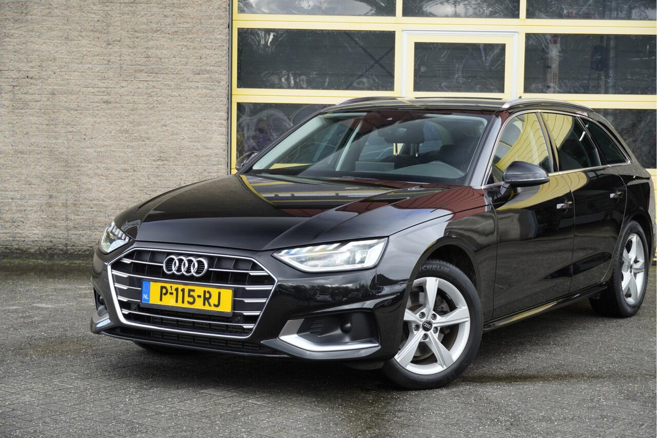 Audi A4 Avant 35 TFSI 150PK! Automaat Advanced Edition BJ2022 Lmv 17" | Led | Pdc | Navi | Dynamische knipperlichten | Sideskirts | Elek. trekhaak | Elek. achterklep | App-Connect | Virtual cockpit | Climate control | Sportstoelen | Sport stuurwiel | Getint glas.