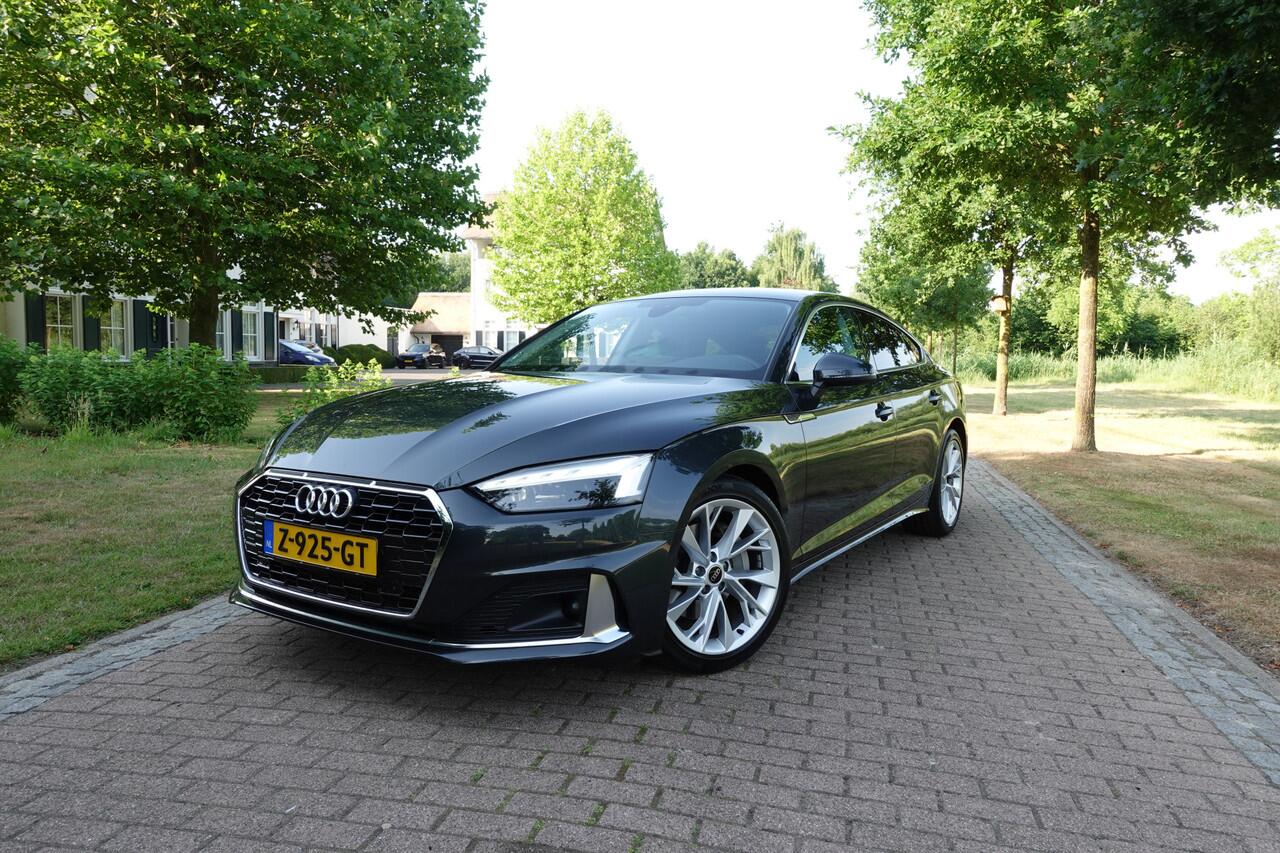Audi A5 Sportback 40 TFSI | LED | CarPlay | Stoelverwarming | Camera | Elektrische klep | Leder | Keyless | Navi |