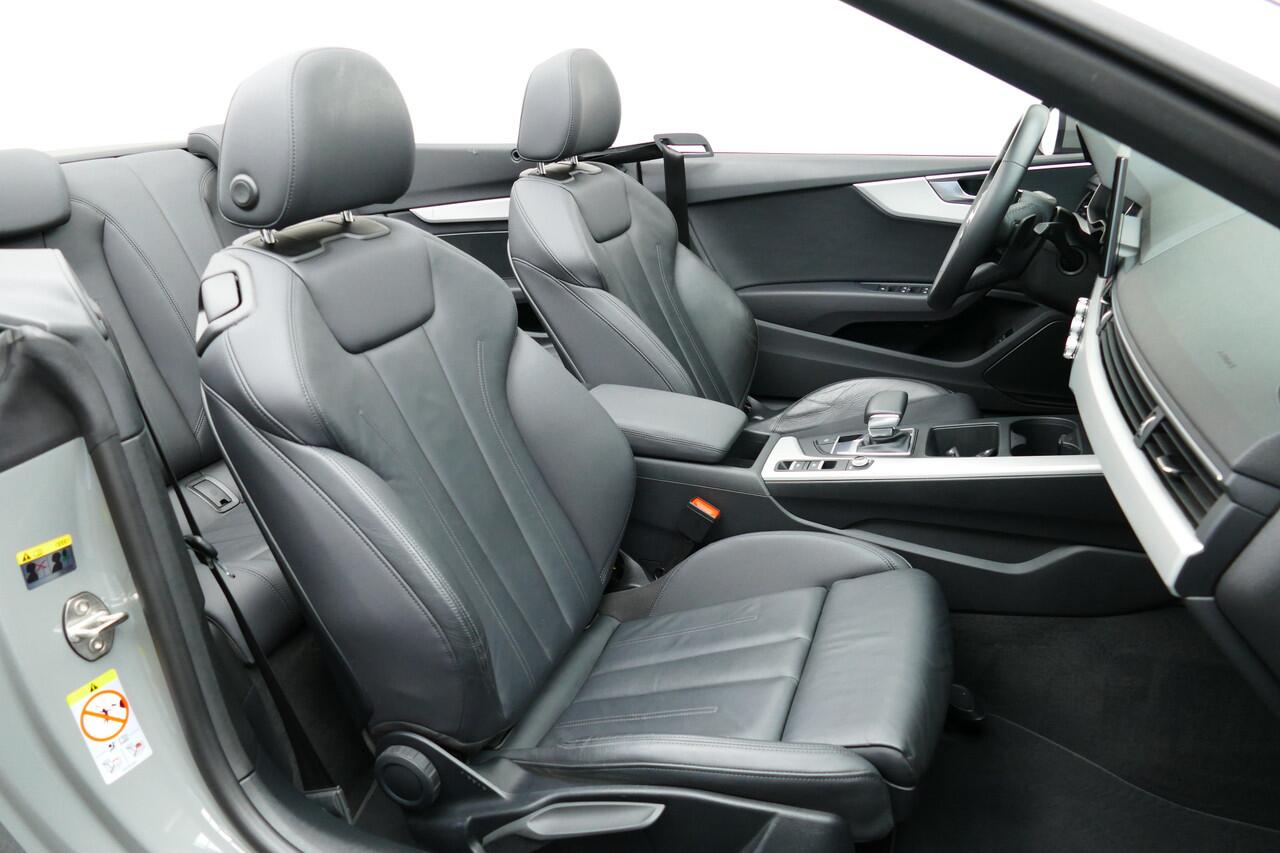 Audi A5 Cabriolet 35 TFSI S edition S-Line Bj2021. Leer, StoelVerw, Virt Cockpit, Navi, 19"LMV