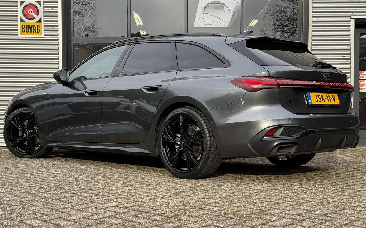 Audi A5 Avant 2.0 TFSI S Edition Tech Plus l Multischerm Passagier l Optiek Zwart l 20 Inch l 360 Camera