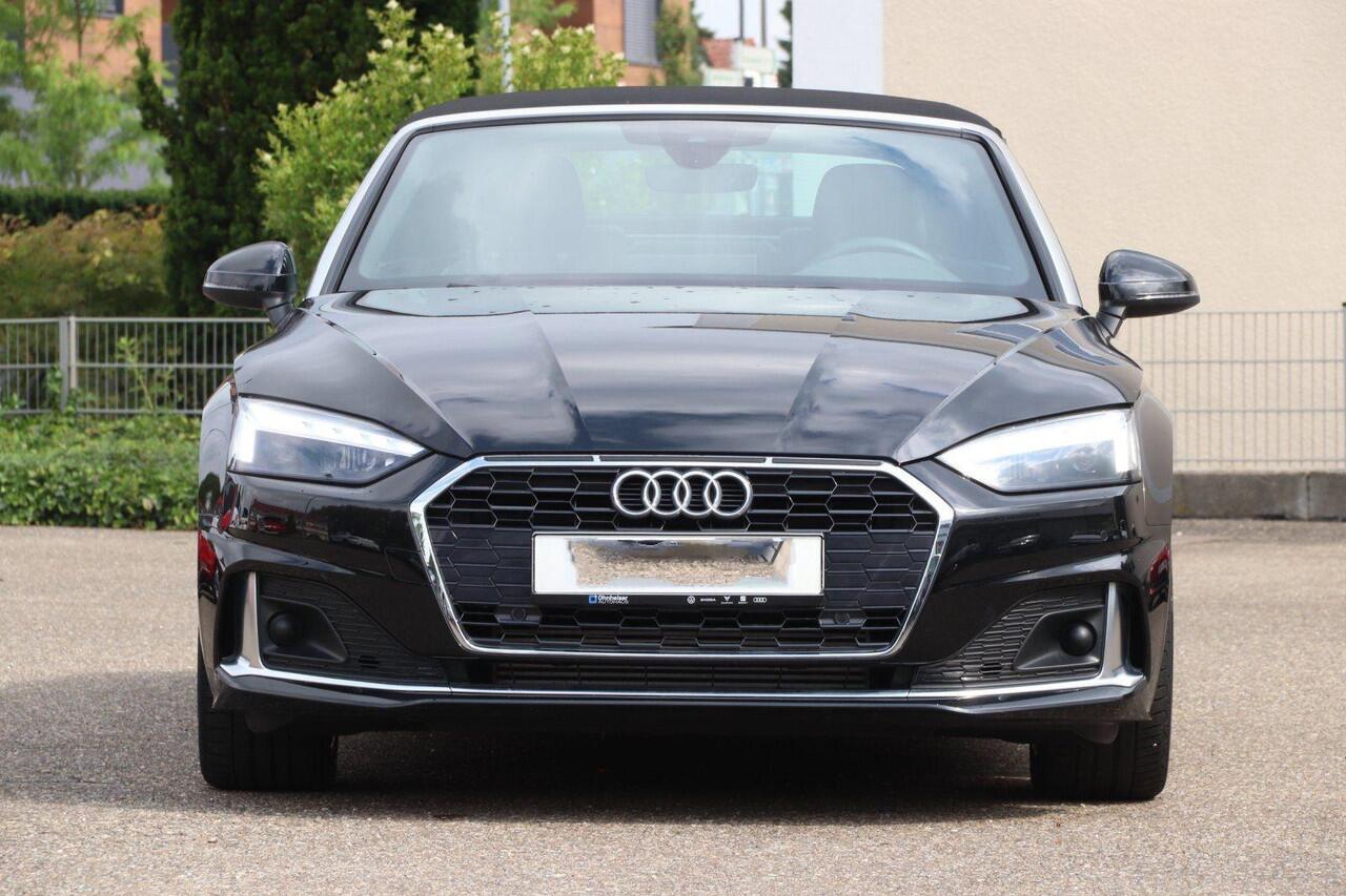 Audi A5 Cabriolet 40 Tfsi S-Tronic (150kW/204pk) ** MATRIX, LEDER, VIRTUAL, NEKVERW, 18-inch LMV, ADAPT. CRUISE ** 1e EIG - ¤ 26.250,= onder NP ** ** INFORMEER OOK NAAR ONZE AANTREKKELIJKE FINANCIAL-LEASE TARIEVEN **