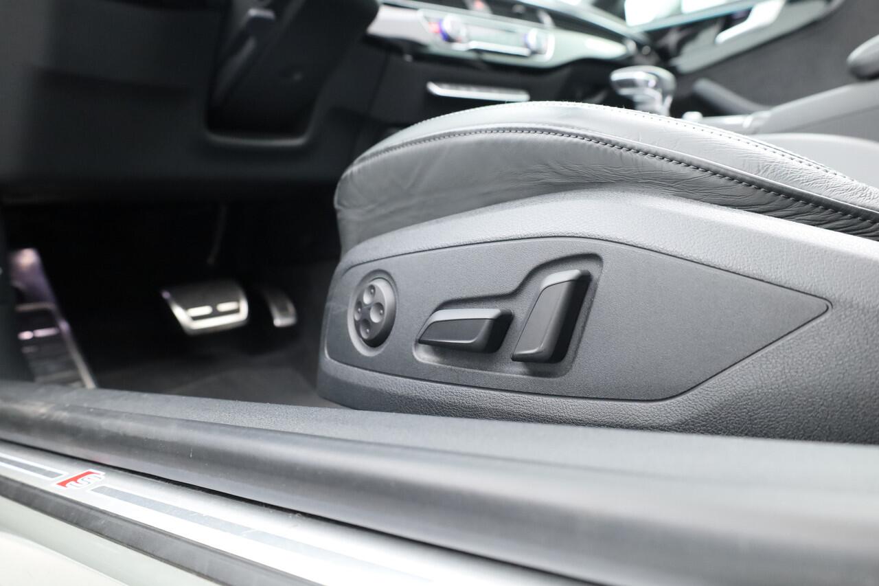 Audi A5 Cabriolet 40 TFSI quattro S Line | Virtual Cockpit | 2x S-Line | B&O | Stoel+ Nekverw. | Leder | Drive Select | 360* | NAV + App. connect | Led | ''20 V