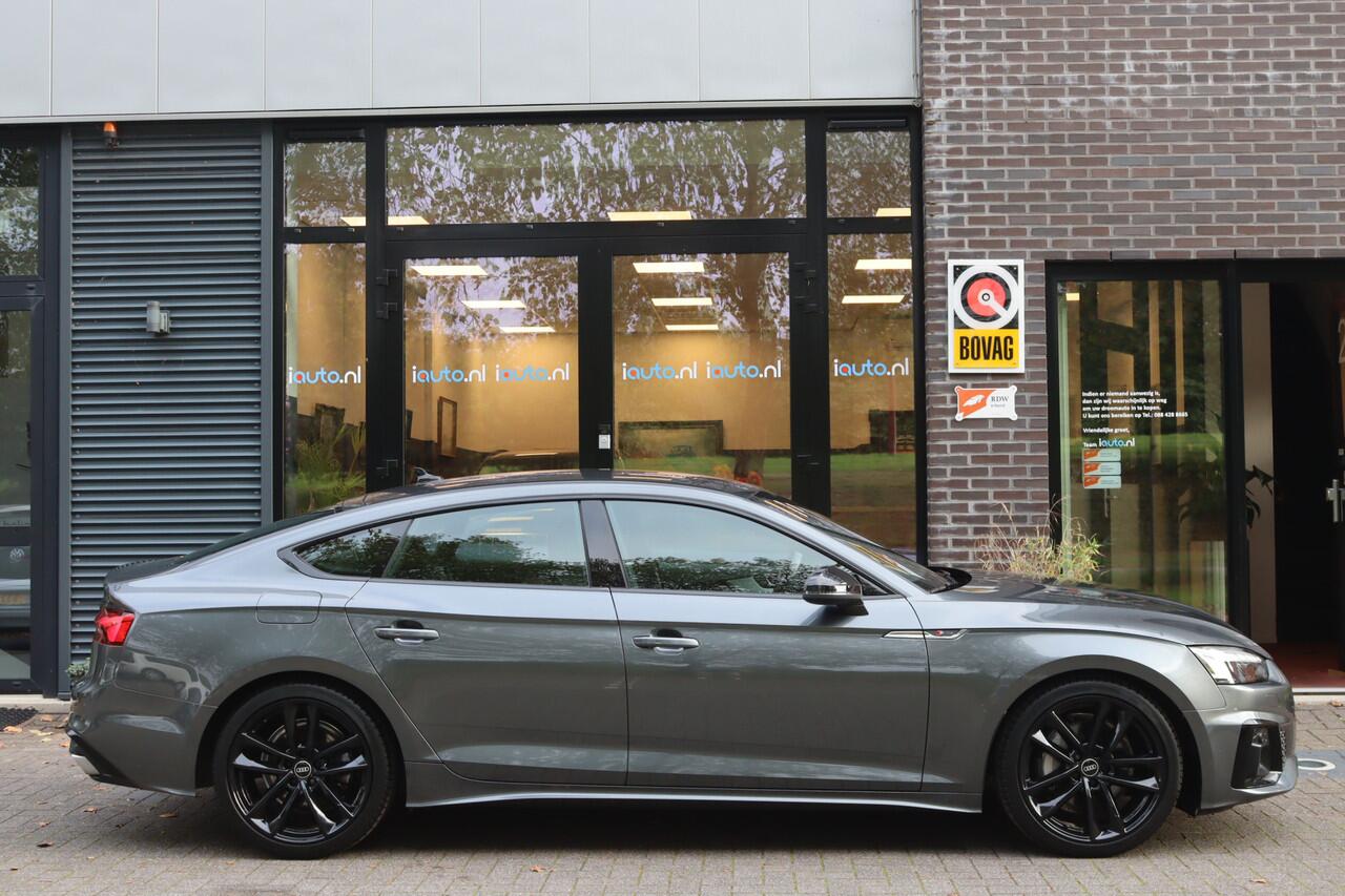 Audi A5 Sportback 40 TFSI S-Line Optiek Matrix LED/Leder/ACC/Virtual Cockpit/Camera/Keyless/Elek. stoelen/19"
