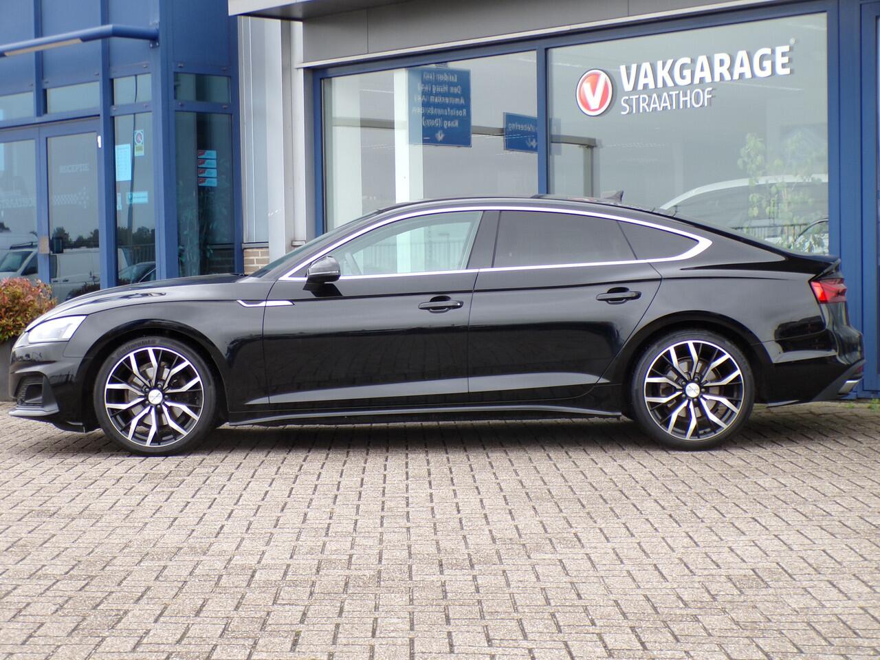 Audi A5 Sportback 35 TFSI Pro Line, Trekhaak / Stoelverwarming / Sensoren V+A / Carplay + Android Auto / 19'' LMV