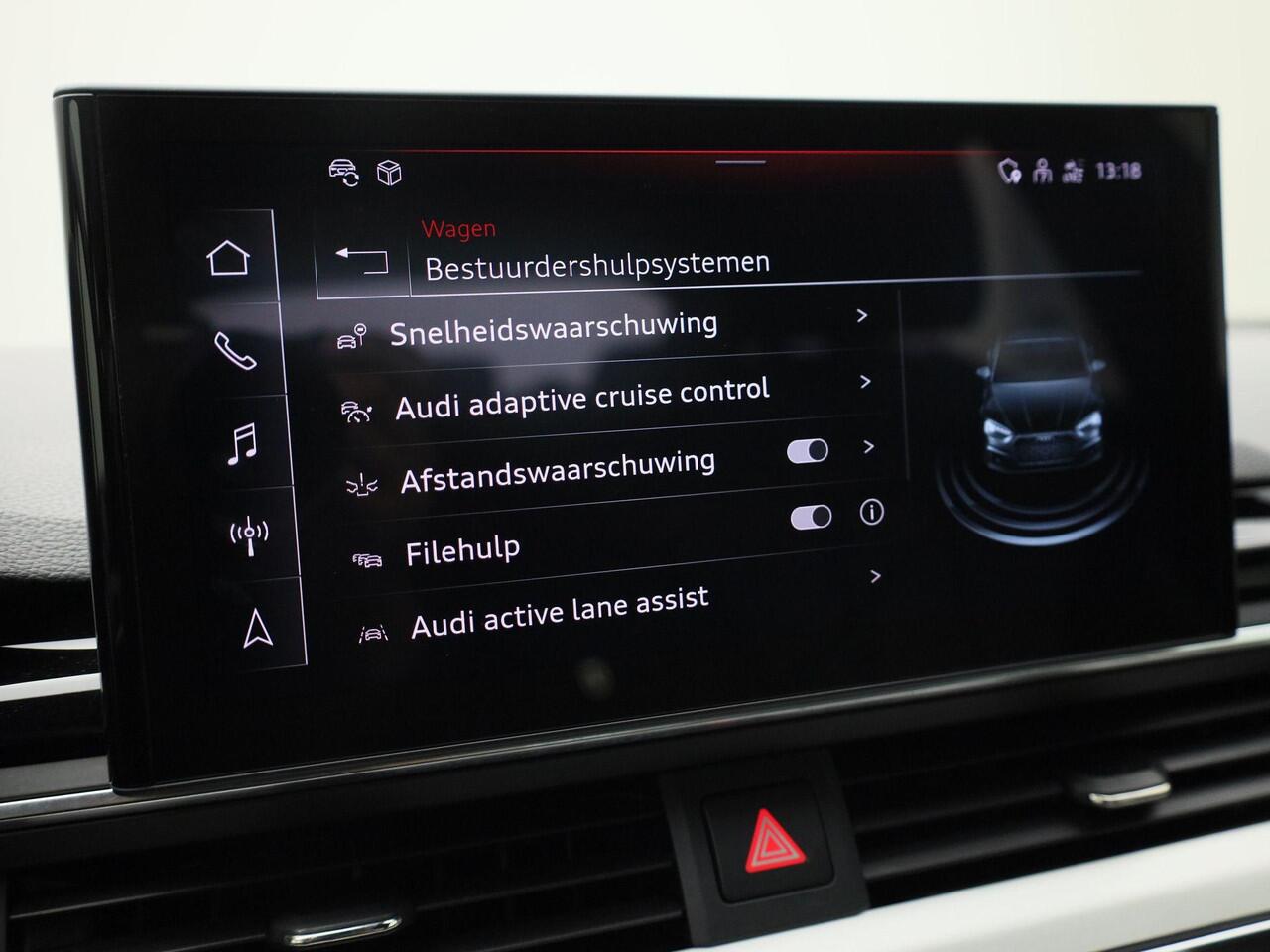 Audi A5 Sportback 40 TFSI/204PK S Line · Leder · Elektrische stoel verstelling · Camera · Apple/Android Car Play · Adaptive Cruise Control ·