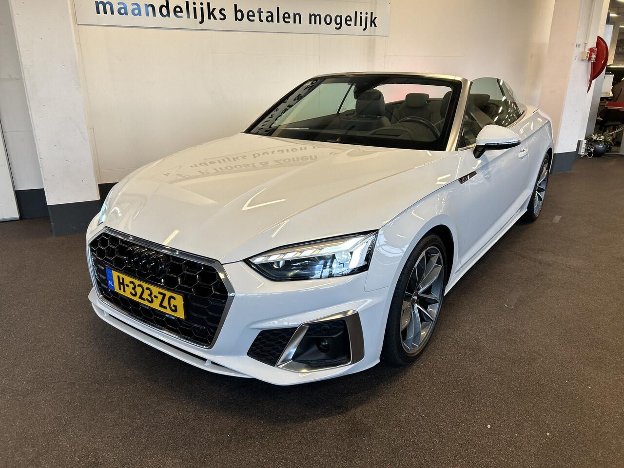 Audi A5 Cabriolet 40 TFSI S edition 3X S-Line | Facelift | Digital dashboard | Adaptieve cruise control | Achteruitrijcamera | Stoel+Nekverwarming | Head up display | Keyless | Apple carplay | Navigatie | Parkeersensoren v+a | Lane assist | Matrix LED