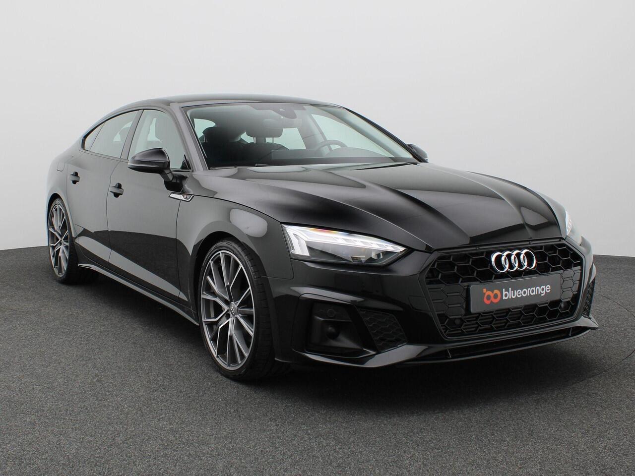 Audi A5 Sportback 40 TFSI S edition 204PK S-Tronic S-Line, Side Assist, Matrix-LED, Achteruitrijcamera, Elektr. Achterklep, Stoelverwarming, Navi, Clima, Trekhaak, 18" LM Velgen, Adaptieve Cruise Control