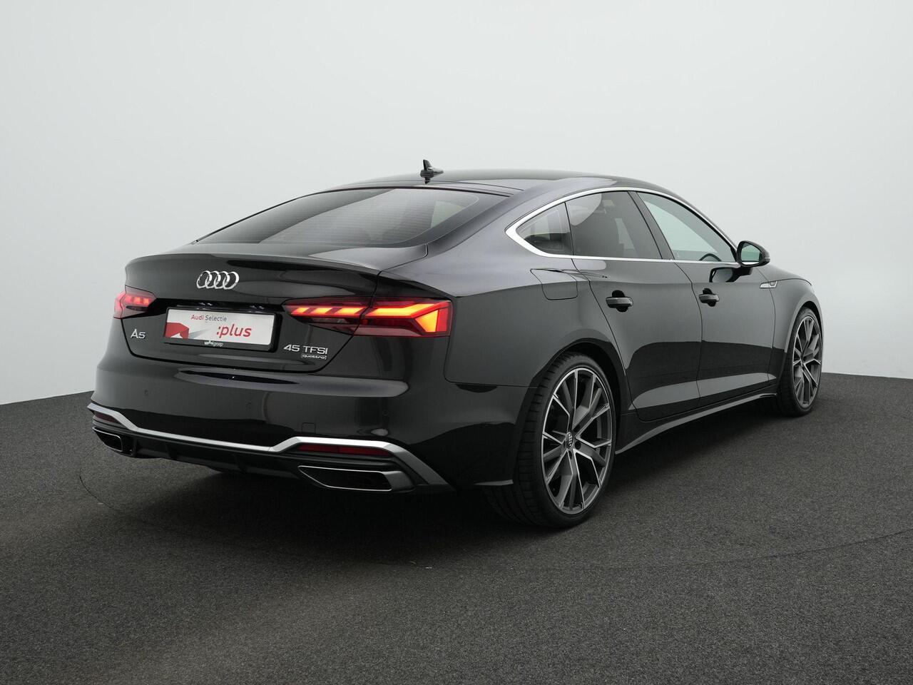 Audi A5 Sportback 45 TFSI 265 pk S-tronic Quattro S-Line | Demperregeling | Leder | Elektr. verstelbare stoelen | Achteruitrijcamera | Adaptive Cruise