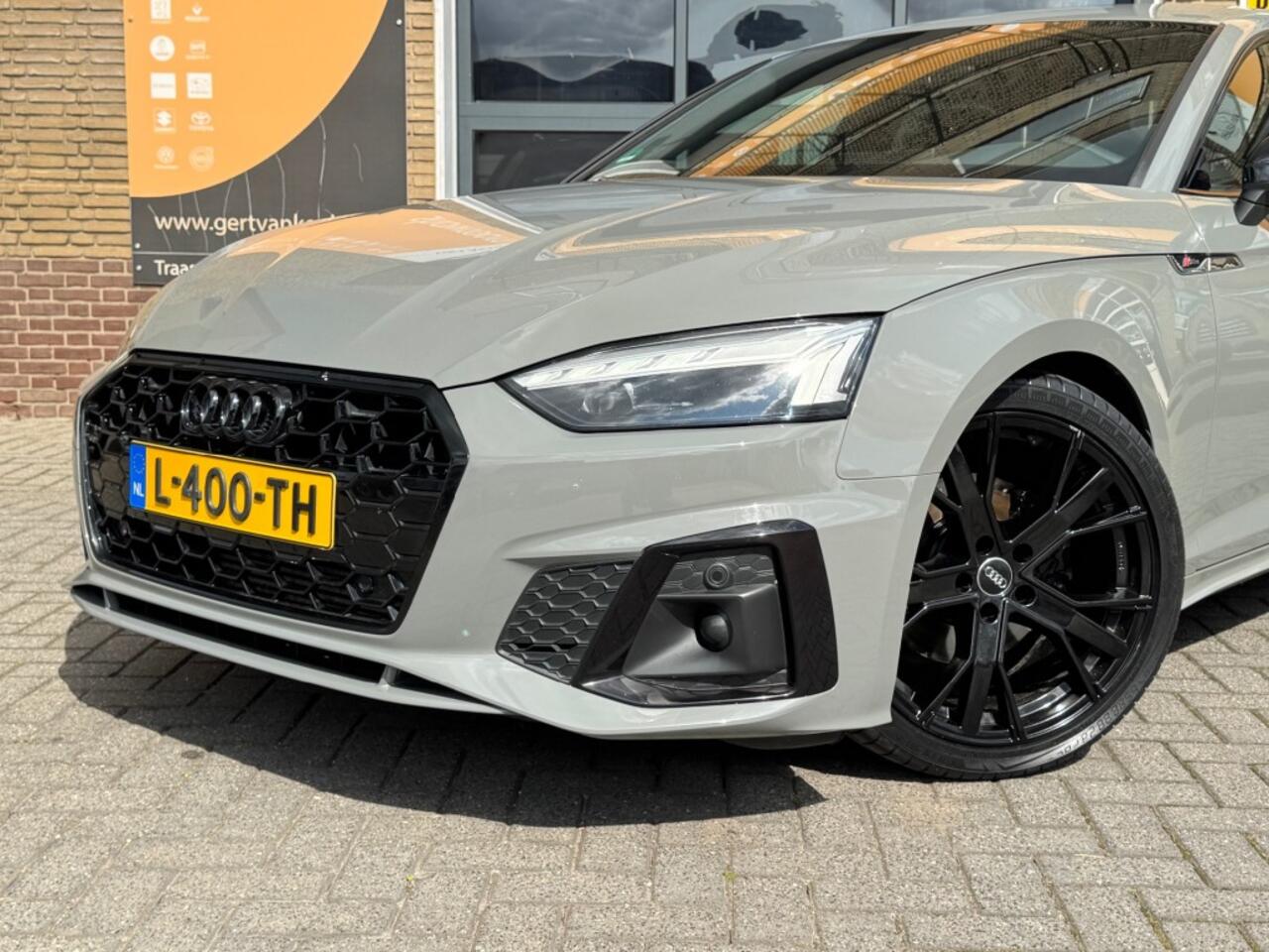 Audi A5 SPORTBACK 35 2.0 TFSI S-LINE EDITION COMPETITION QUANTUM GRIJS!