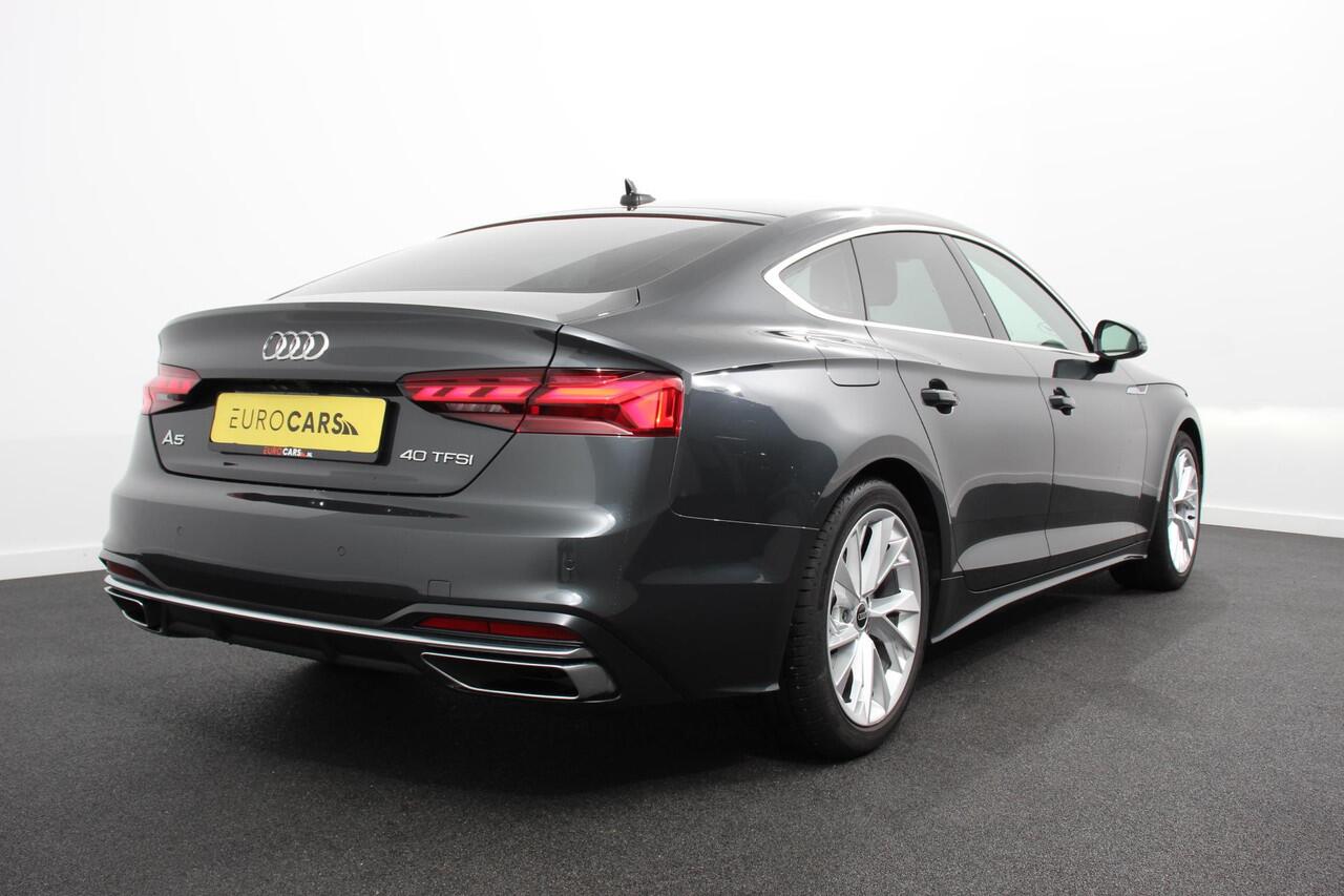 Audi A5 Sportback 40 TFSI Prestige Plus S-Tronic | Navigatie | Apple Carplay/Android Auto | Camera | Climate Control | Virtual Cockpit | Led | Dab | Electrisch bedienbare achterklep | Stoel verwarming