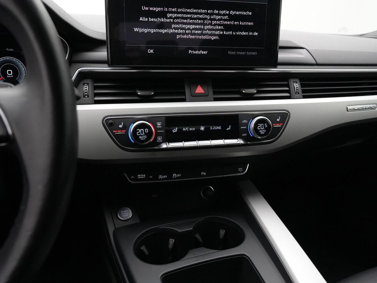 Audi A5 Sportback 45 TFSI 265 pk S-tronic Quattro S-Line | Demperregeling | Leder | Elektr. verstelbare stoelen | Achteruitrijcamera | Adaptive Cruise