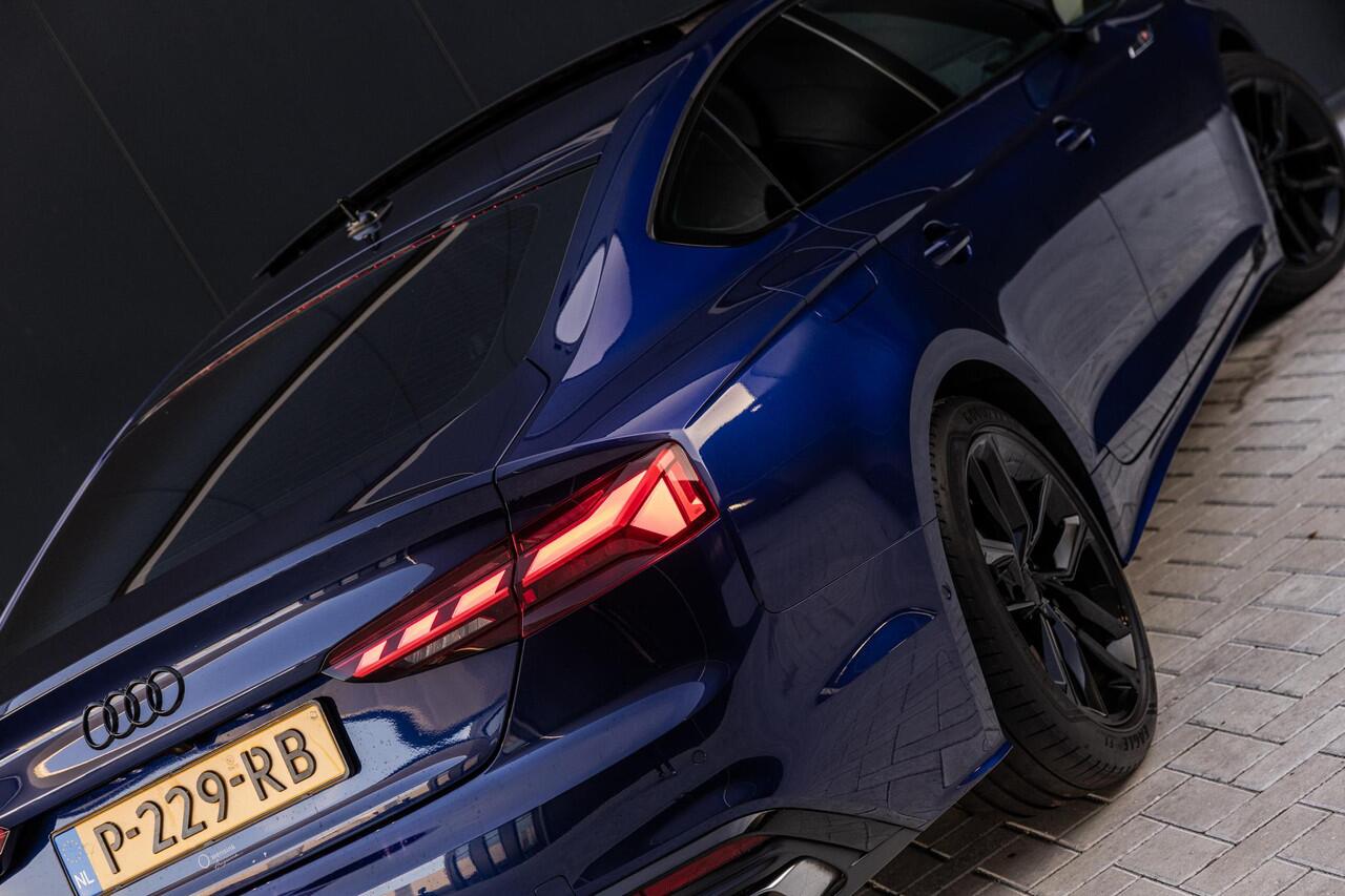 Audi A5 Sportback 40 TFSI S Line | Panoramadak | Navigatiesysteem | Parkeercamera | Cruise Control Adaptief | Stoelverwarming | Ele.wegklapbare Trekhaak |
