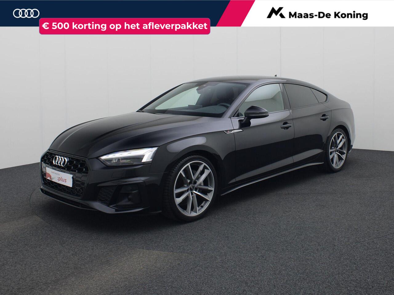 Audi A5 Sportback 40 TFSI/204PK S Line · Leder · Elektrische stoel verstelling · Camera · Apple/Android Car Play · Adaptive Cruise Control ·