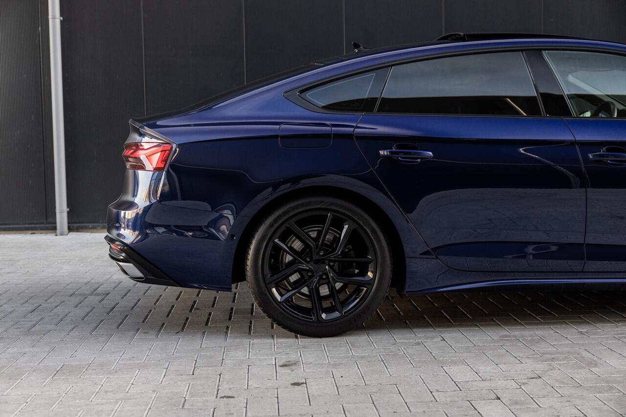 Audi A5 Sportback 40 TFSI S Line | Panoramadak | Navigatiesysteem | Parkeercamera | Cruise Control Adaptief | Stoelverwarming | Ele.wegklapbare Trekhaak |