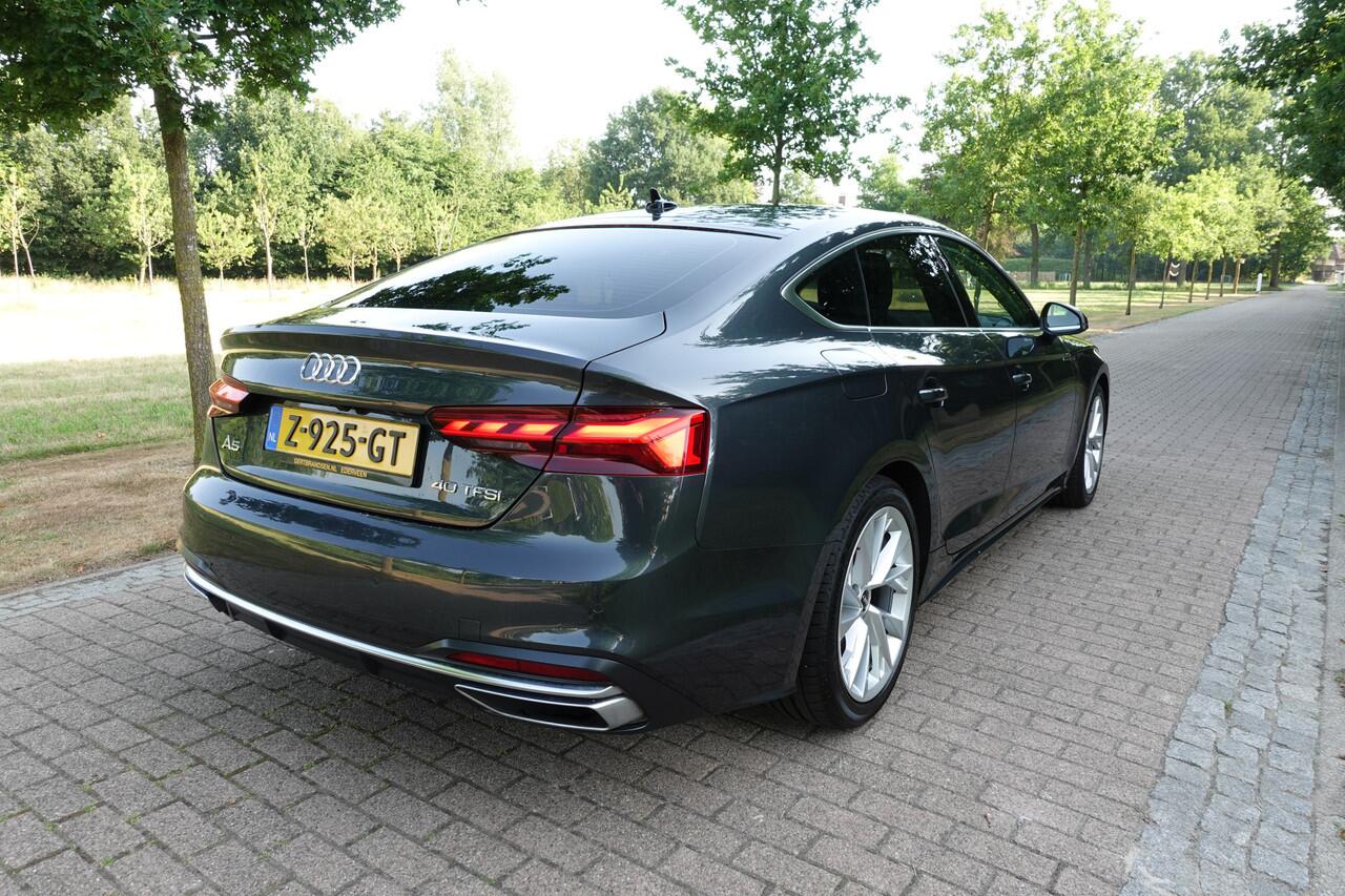 Audi A5 Sportback 40 TFSI | LED | CarPlay | Stoelverwarming | Camera | Elektrische klep | Leder | Keyless | Navi |